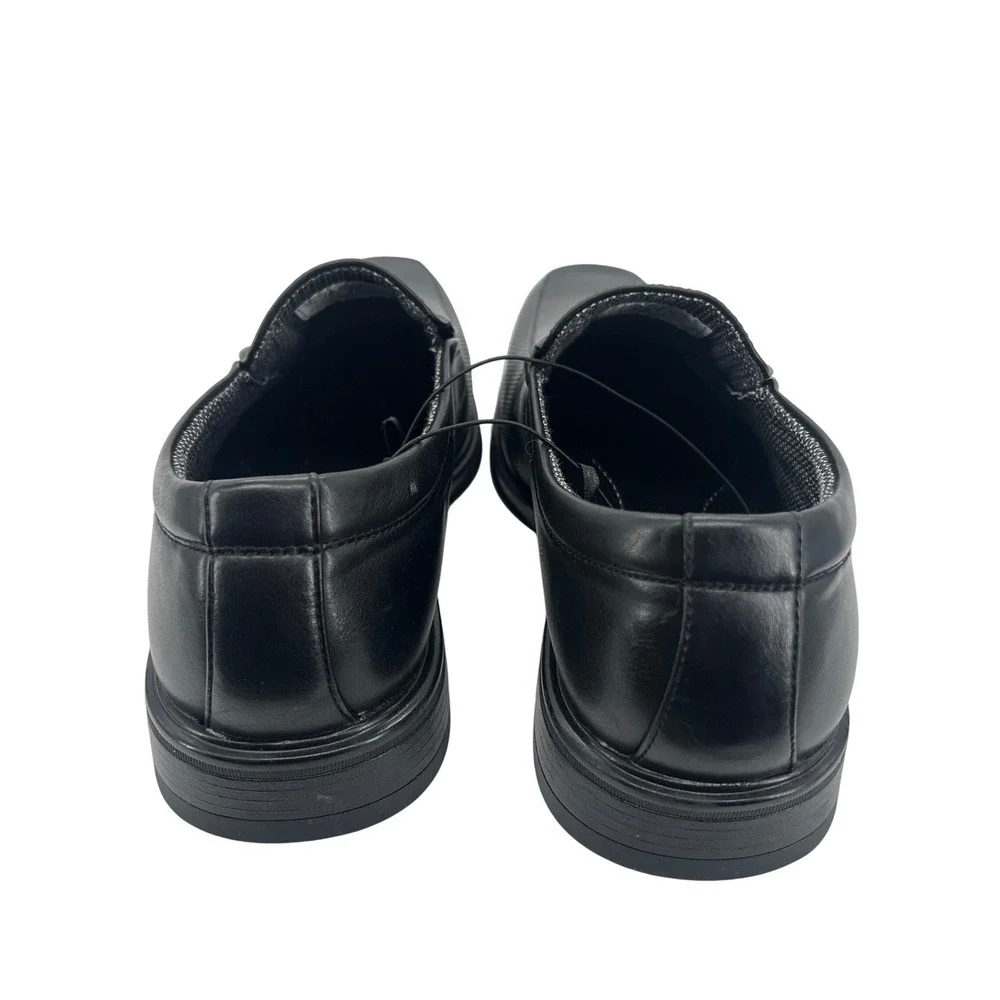 NEW Perry Ellis Portfolio Mens Black Slip On Dress‎ Shoes Rosen Size 7.5 Comfort